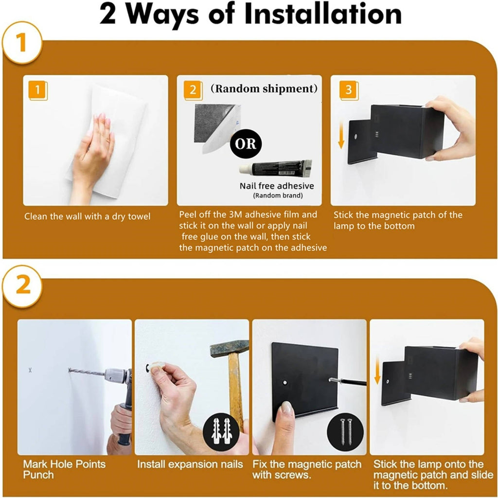 Motion Sensor Wall Light: Hands-Free Light, Day or Night