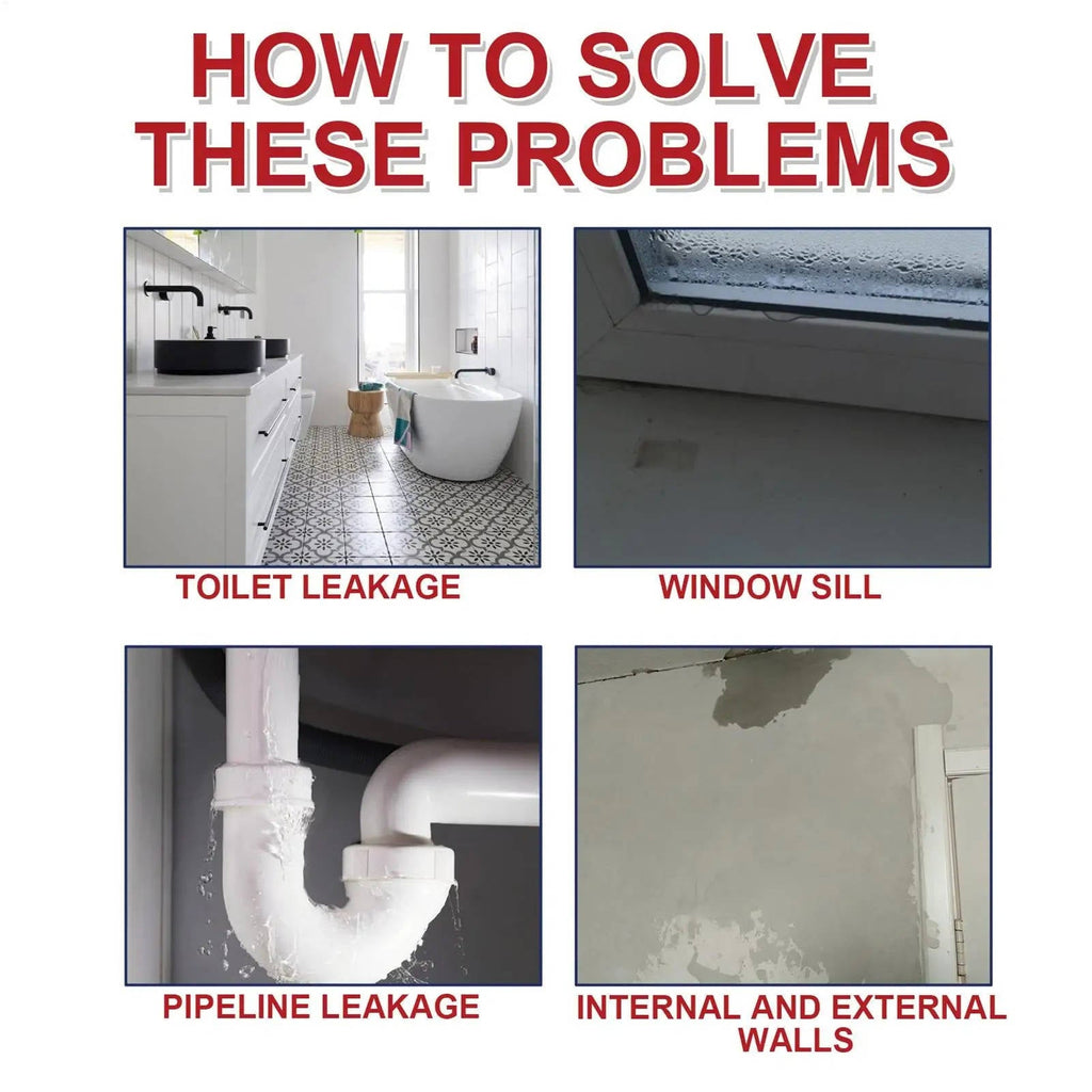 Leak Repair Waterproof Sealant Spray: 2-Set All-Purpose Fix
