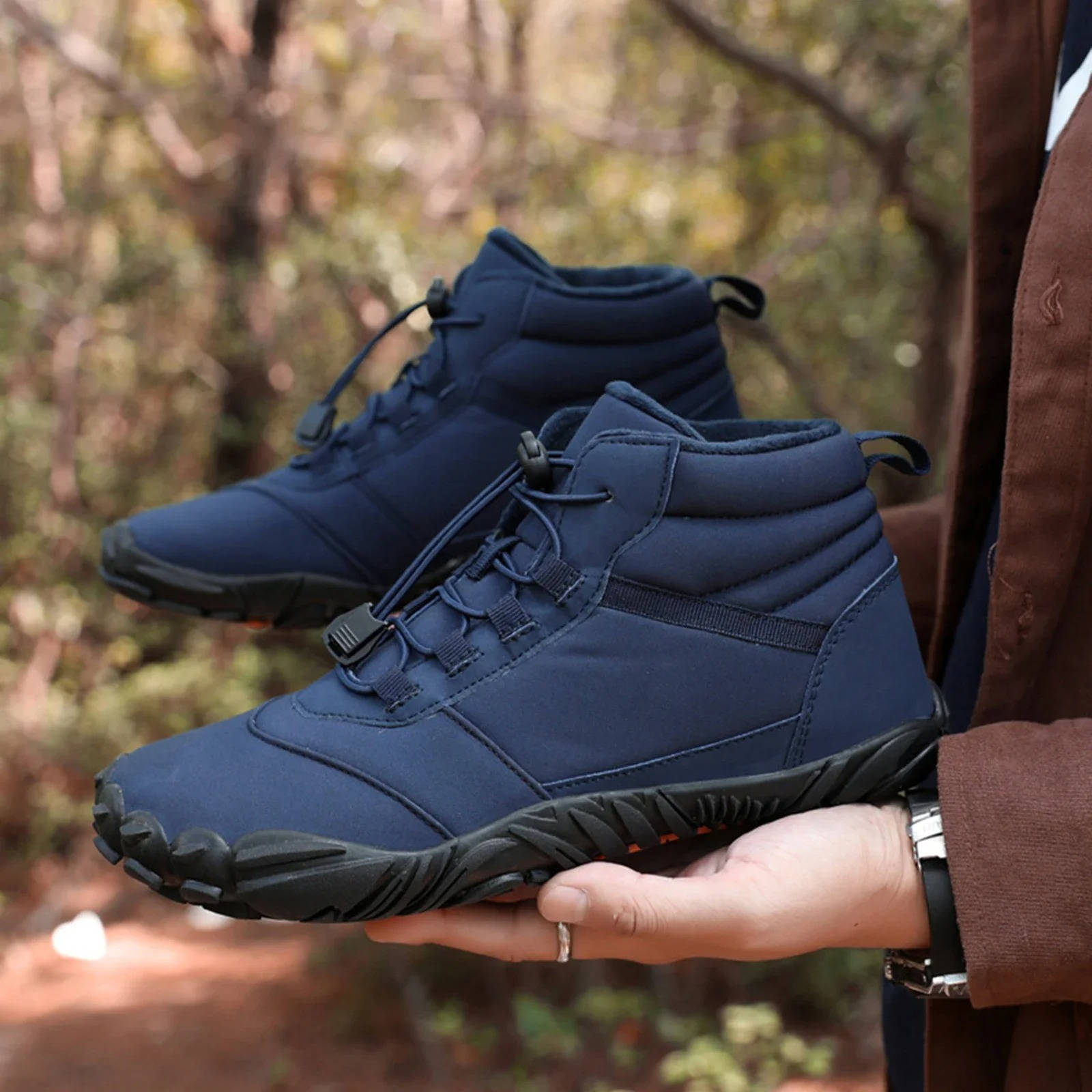 Waterproof Winter Barefoot Shoes: Cosy Fleece, Roomy Fit