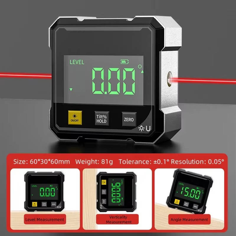Digital Angle Gauge with Laser: Precise Cuts Every Time