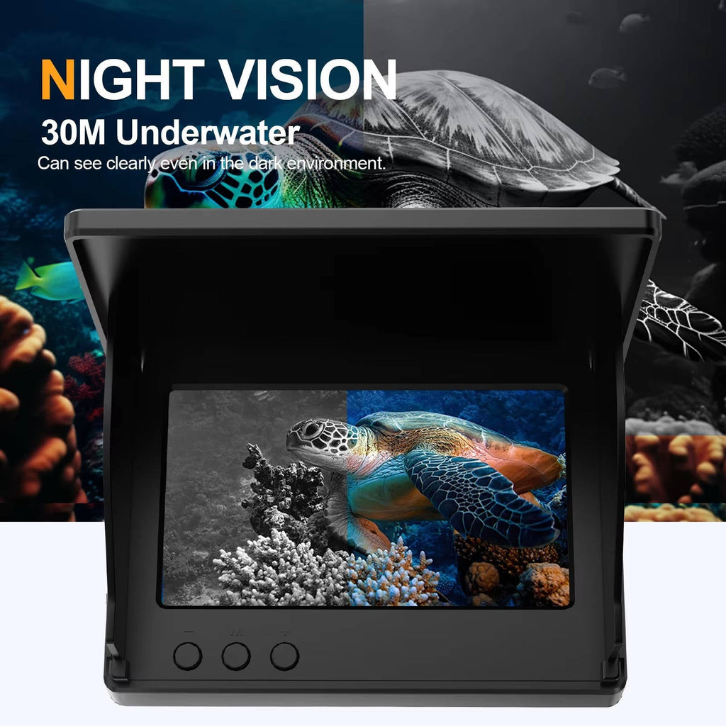 Portable Fish Finder Camera: See Underwater on a 4.3" LCD