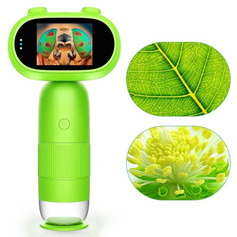 Kids Handheld Microscope: Explore Bugs, Leaves, and More