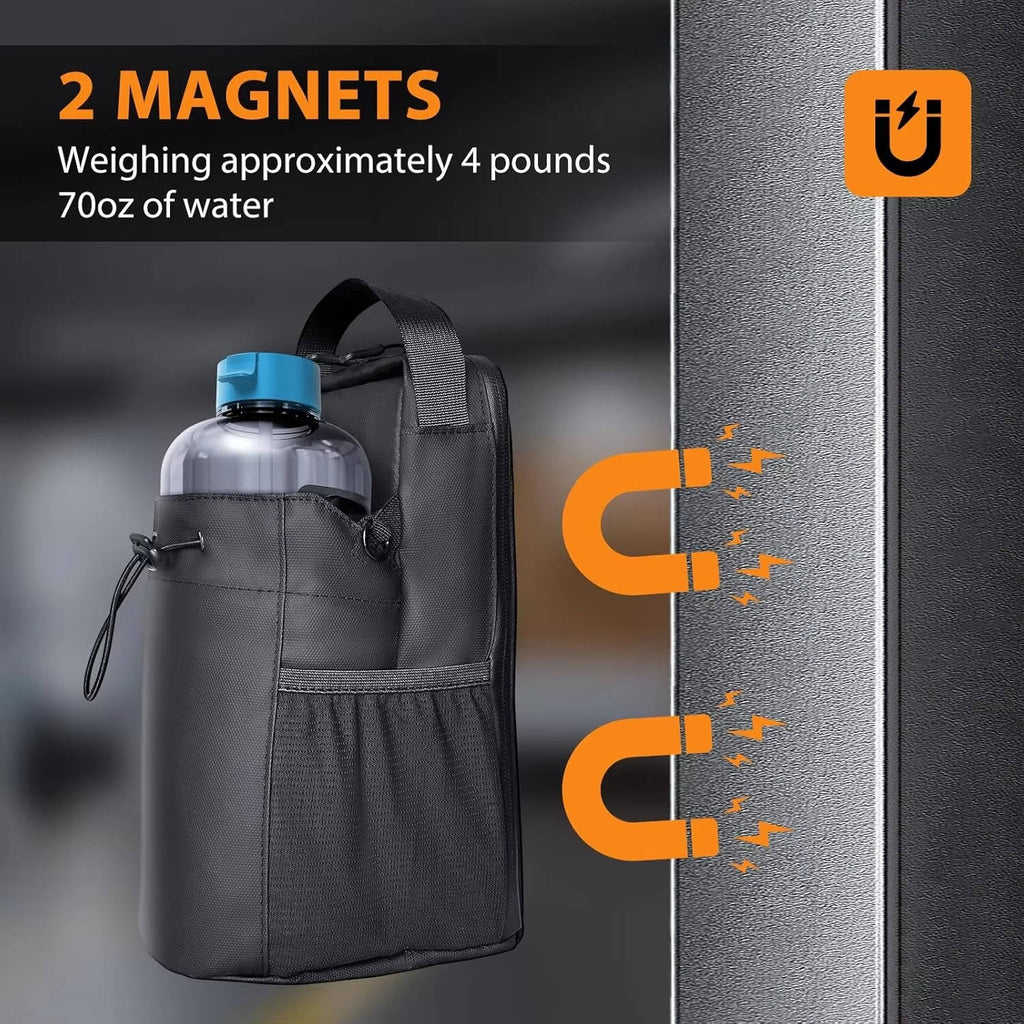 Magnetic Gym Bag: Small, Versatile, Off the Floor