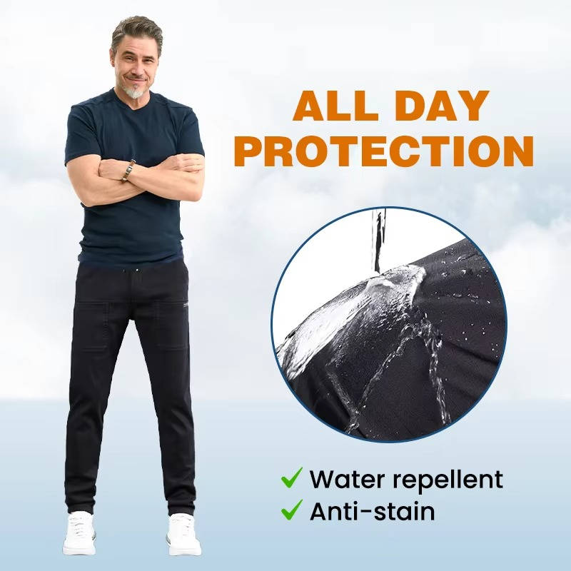 Men's High Stretch Cargo Pants: All-Day Comfort with Pockets