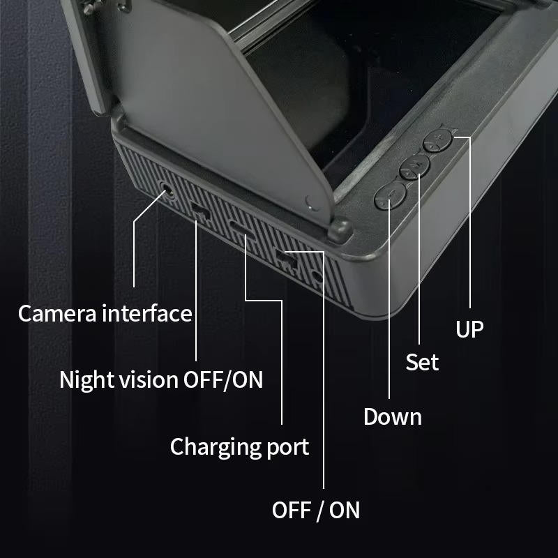 Portable Fish Finder Camera: See Underwater on a 4.3" LCD