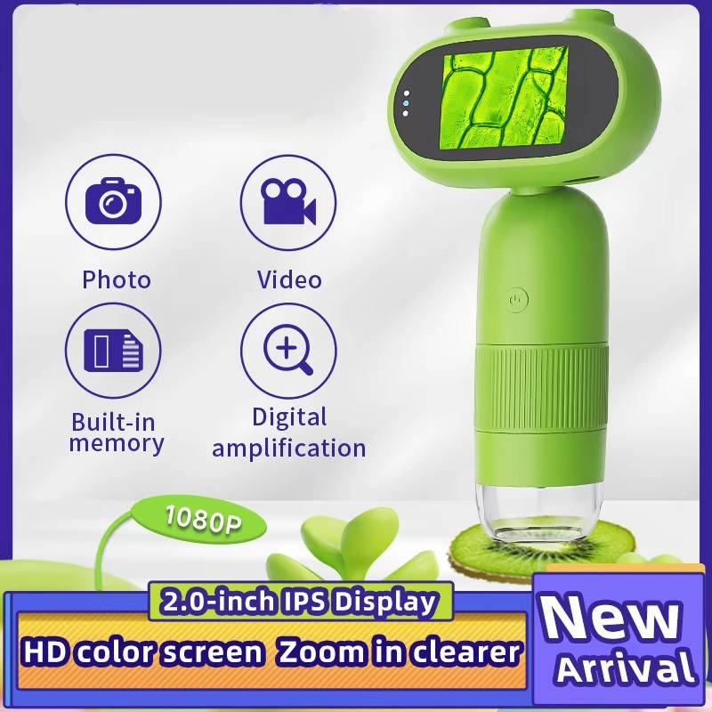 Kids Handheld Microscope: Explore Bugs, Leaves, and More