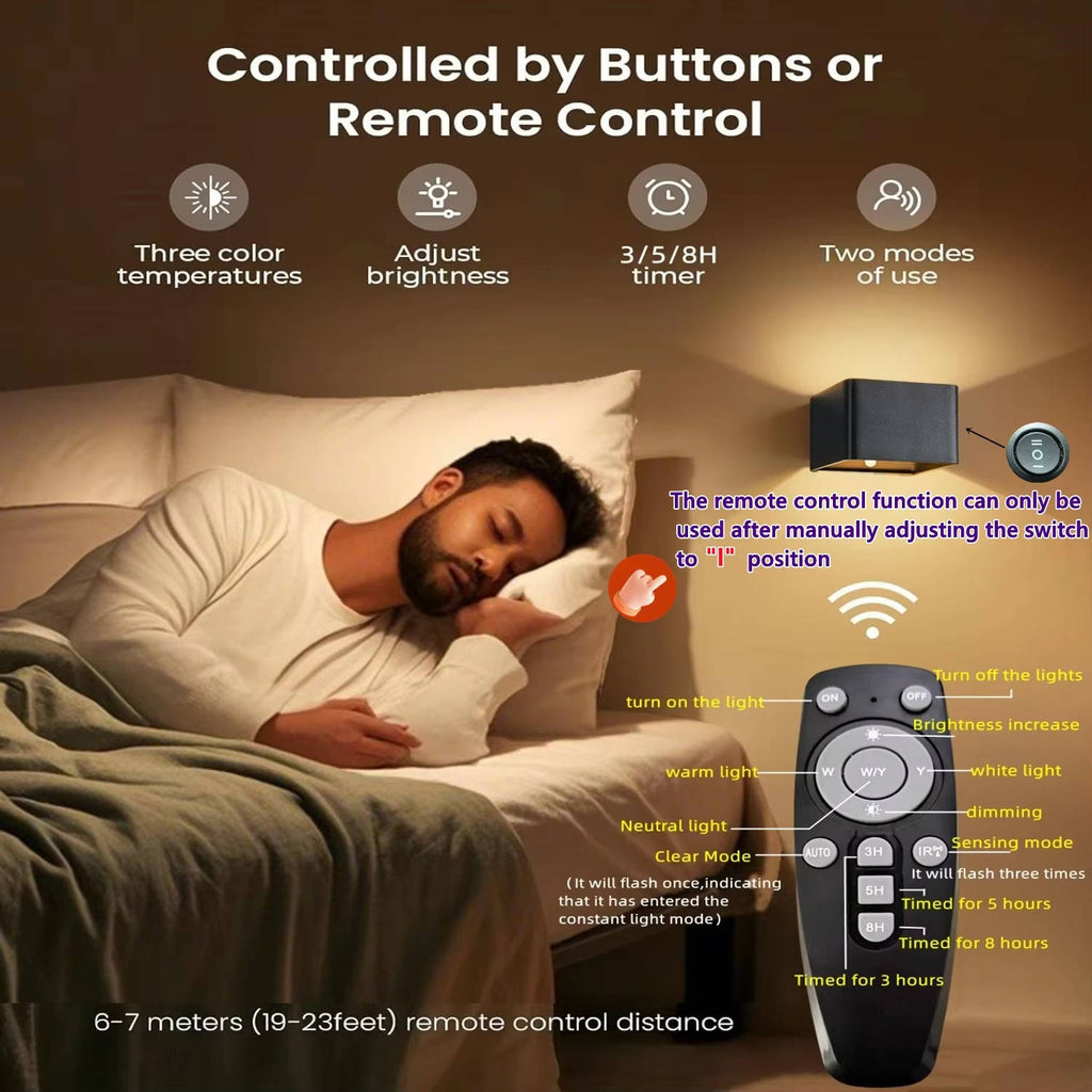 Motion Sensor Wall Light: Hands-Free Light, Day or Night