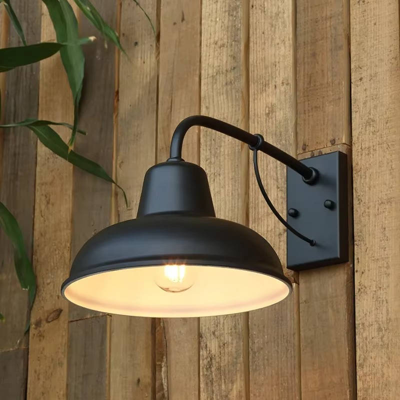 Antique Vintage Barn Light: Warm Glow for Porches and Entryways