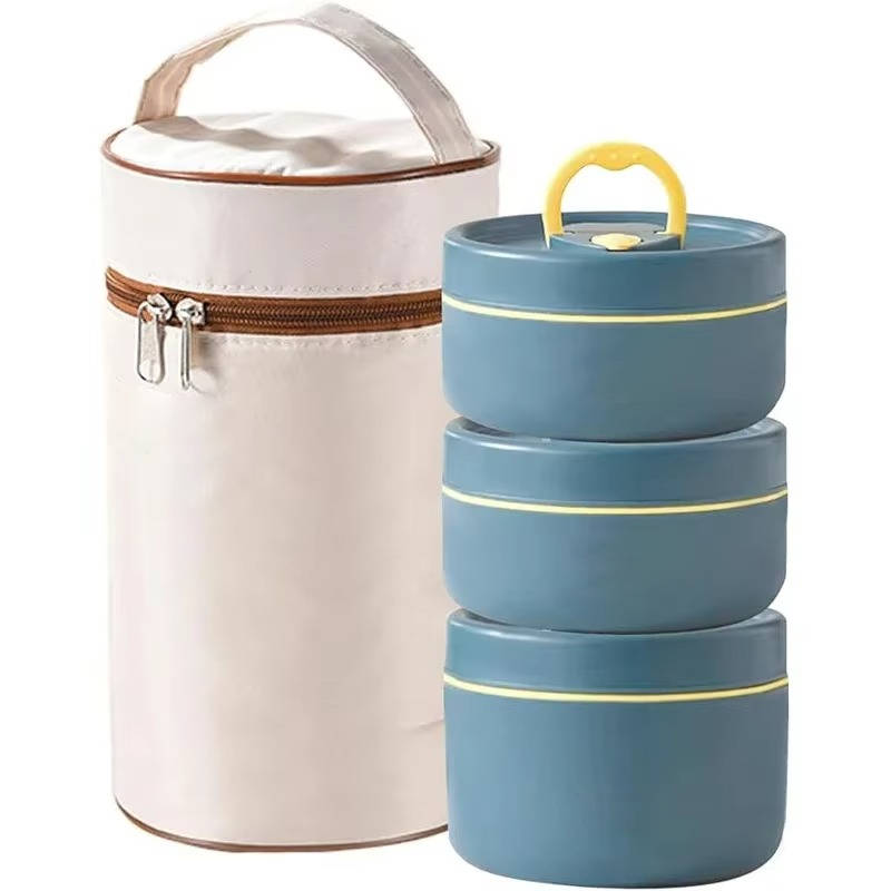 Stainless Steel Insulated Lunch Box Set: Keep Meals Fresh
