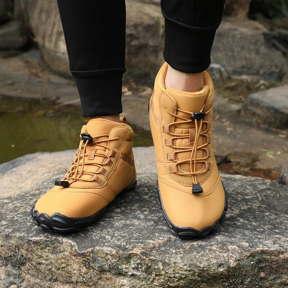 Waterproof Winter Barefoot Shoes: Cosy Fleece, Roomy Fit