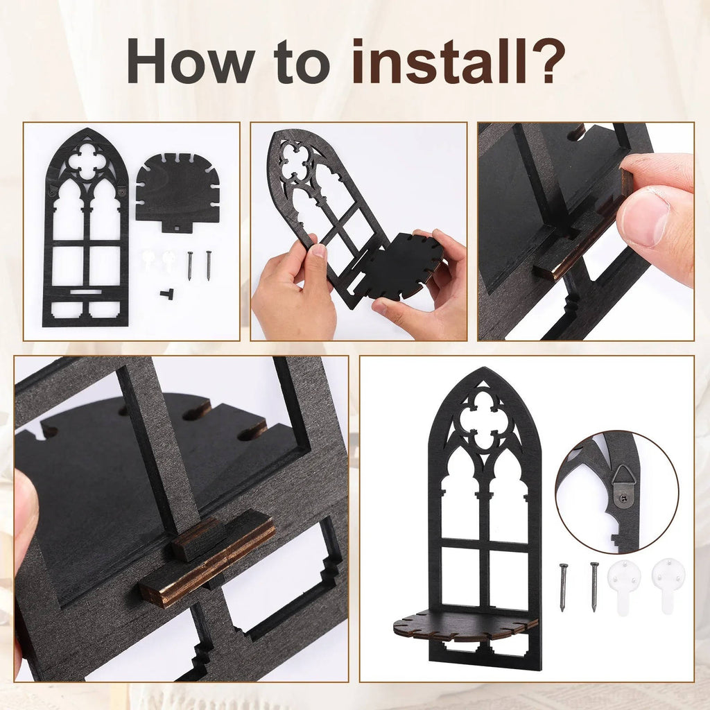 Gothic Wall Decor 3-Piece Set: Instant Statement Walls