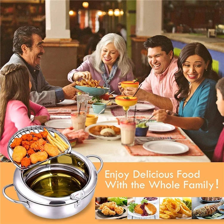 Japanese Deep Frying Pot: Even Heat, Compact Design