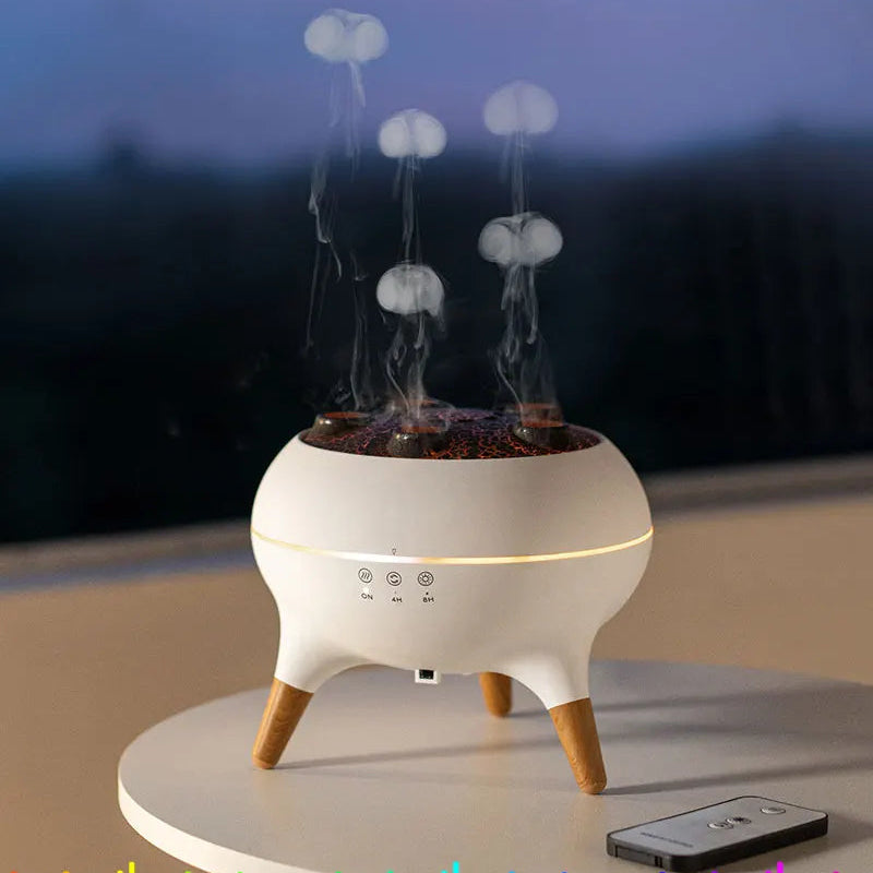 Jellyfish Flame Aroma Diffuser: Relaxing Scent, Mesmerizing Glow