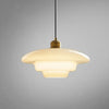 White Glass Pendant Light