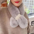 Faux Fur Pearl Winter Scarf: Luxury Warmth in Every Wrap