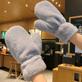 Fluffy Plush Mittens: Cozy Warmth for Cold Days