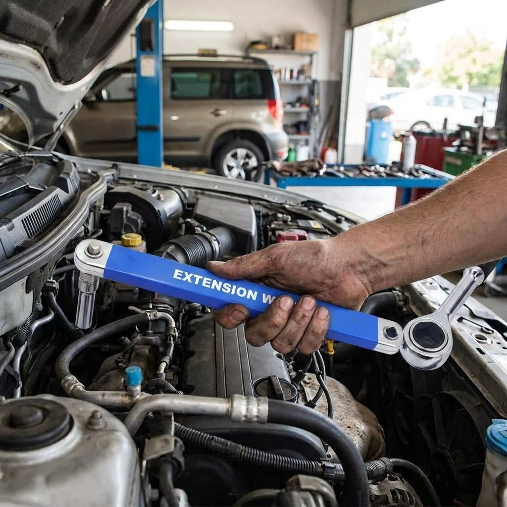 Extension Wrench in use, lifestyle setting