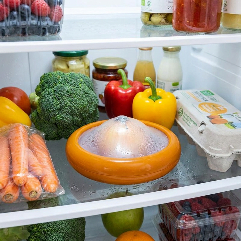 Fruit & Vegetable Storage Box in use, lifestyle setting