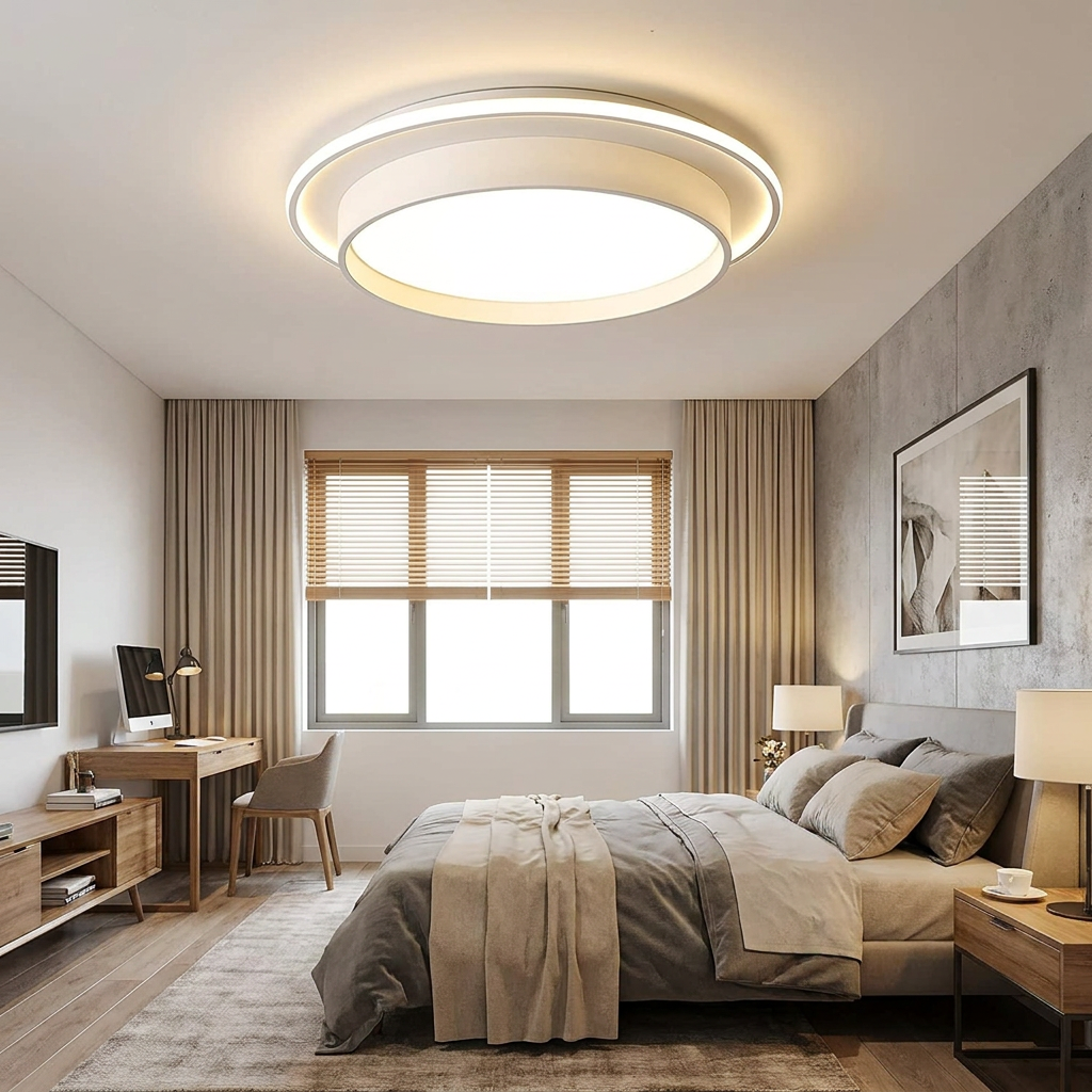 LED Modern Ceiling Lamp in use, lifestyle setting