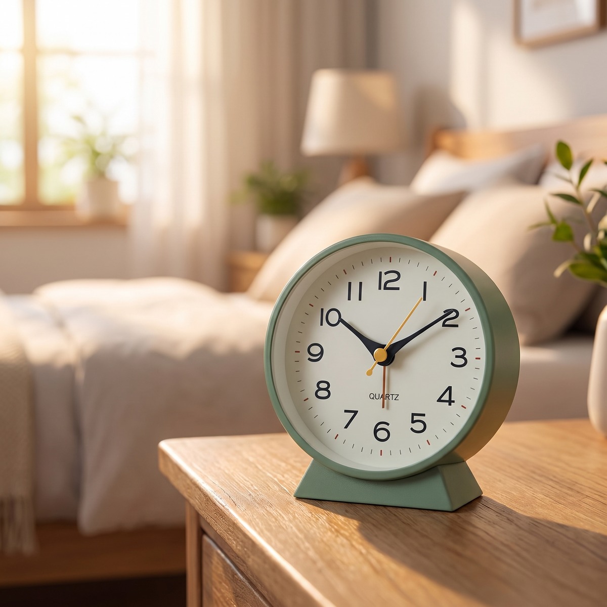 Alarm Clock Silent Quartz Vintage - lifestyle