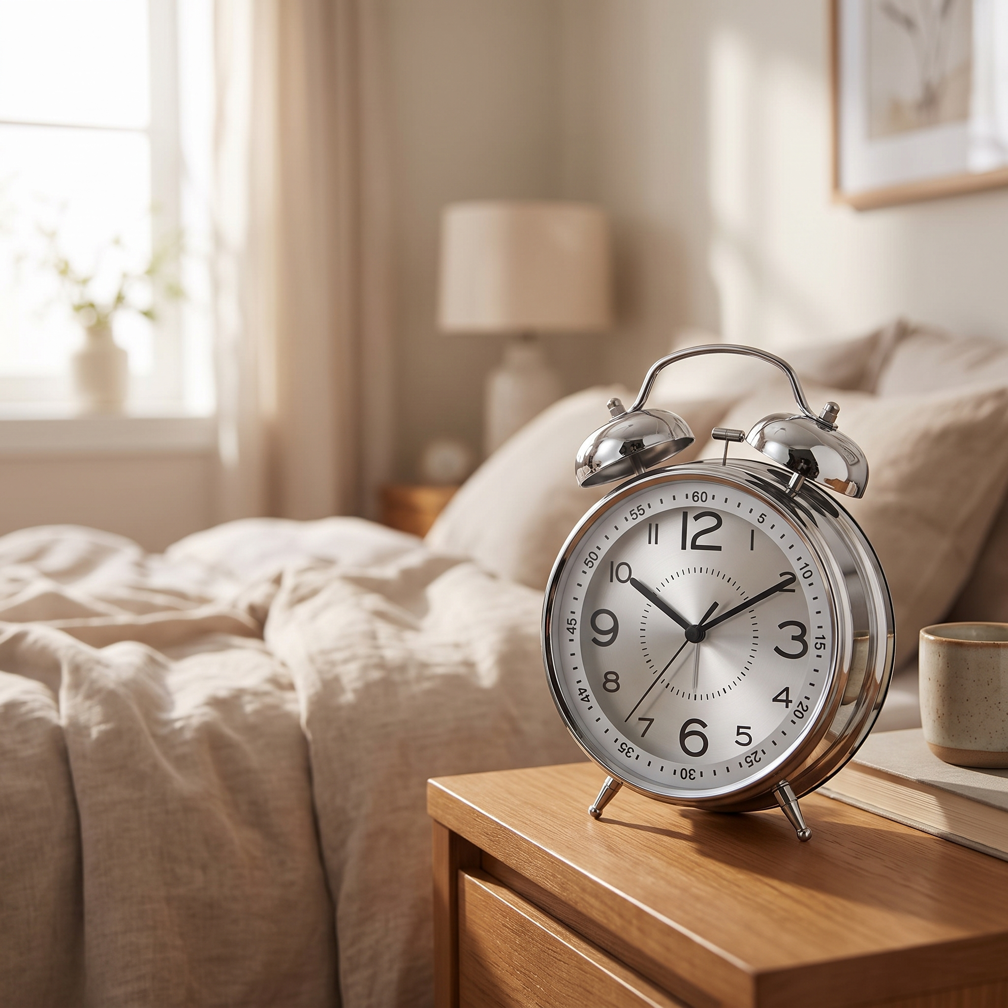 Alarm Clock Metal Vintage Double Bell - lifestyle