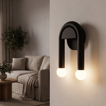 Arcus Modern Wall Light - lifestyle
