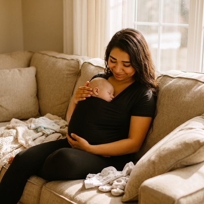Baby Carrier Stretch Shirt lifestyle