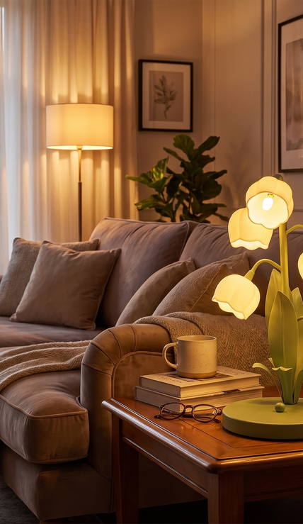 Bell Orchid Table Lamp lifestyle