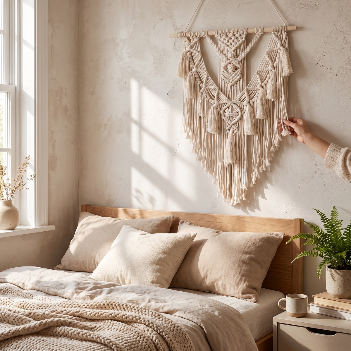 Bohemian Macrame Wall Hanging