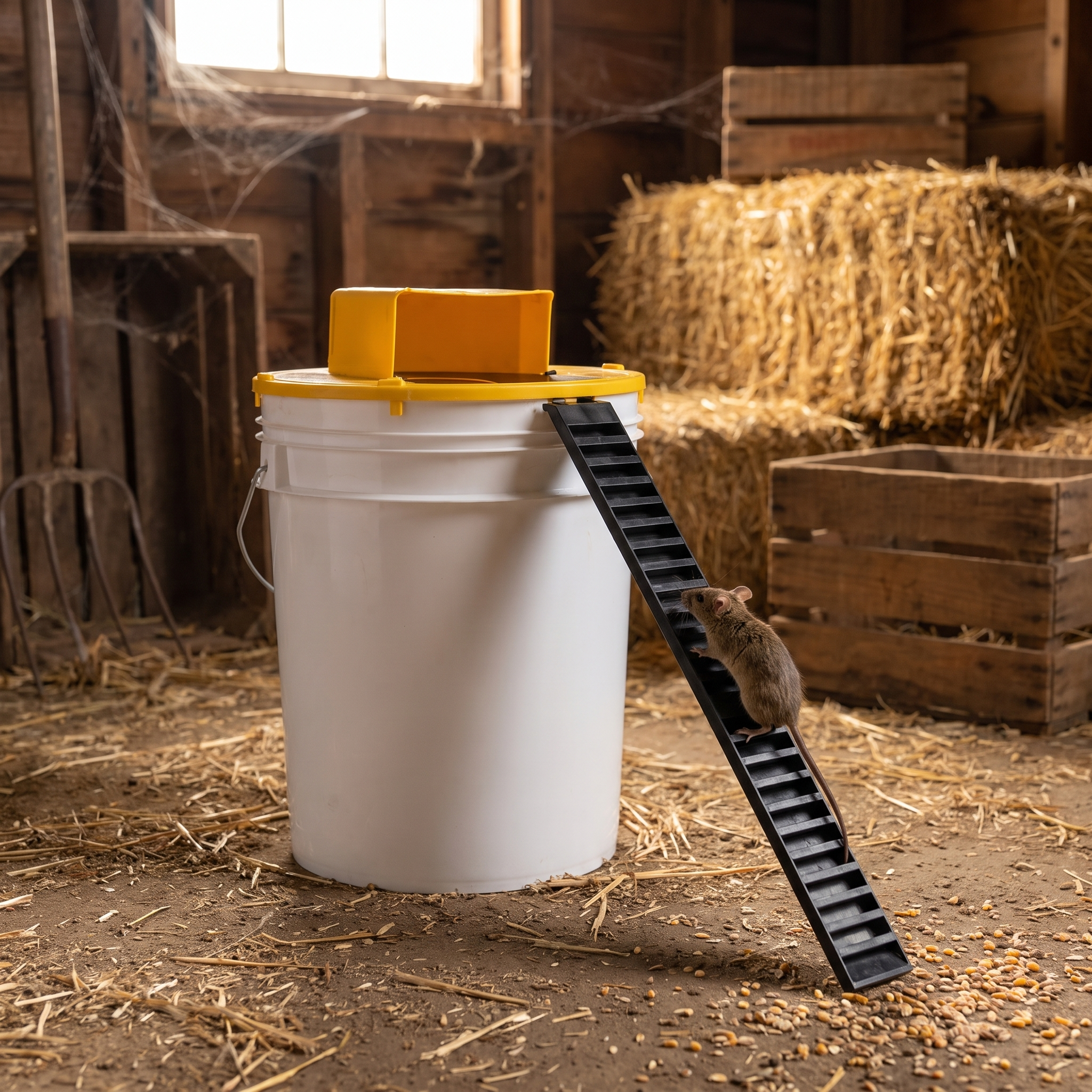 Bucket Mouse Trap Automatic Pest Control Catcher