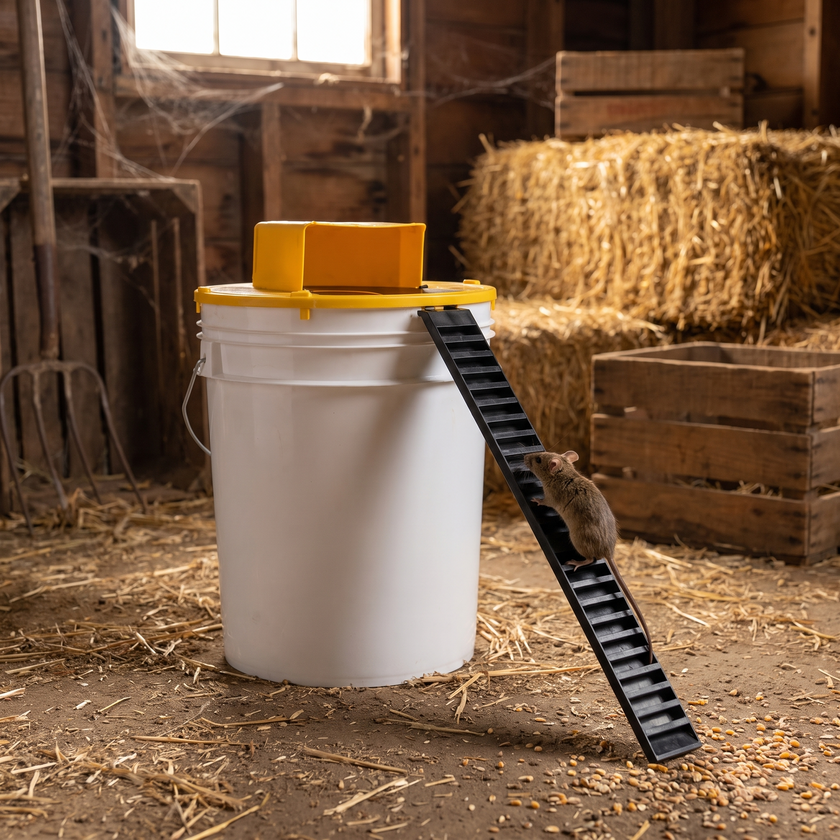 Bucket Mouse Trap Automatic Pest Control Catcher