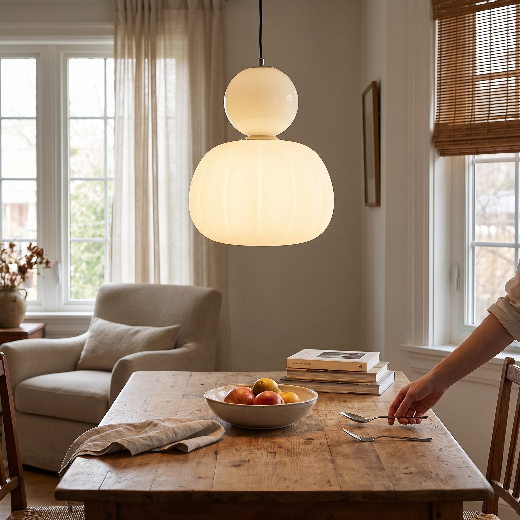Nordic Pumpkin Pendant Light