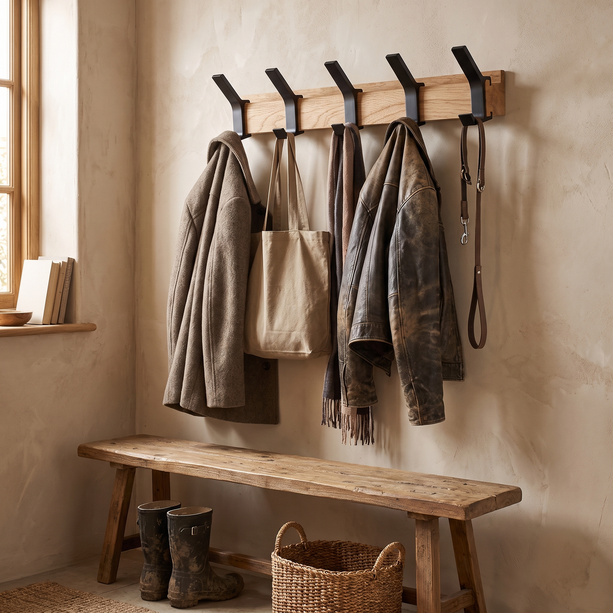 Nordic Wall-Mounted Coat Rack