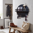 Round Wooden Key Holder