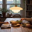 White Glass Pendant Light