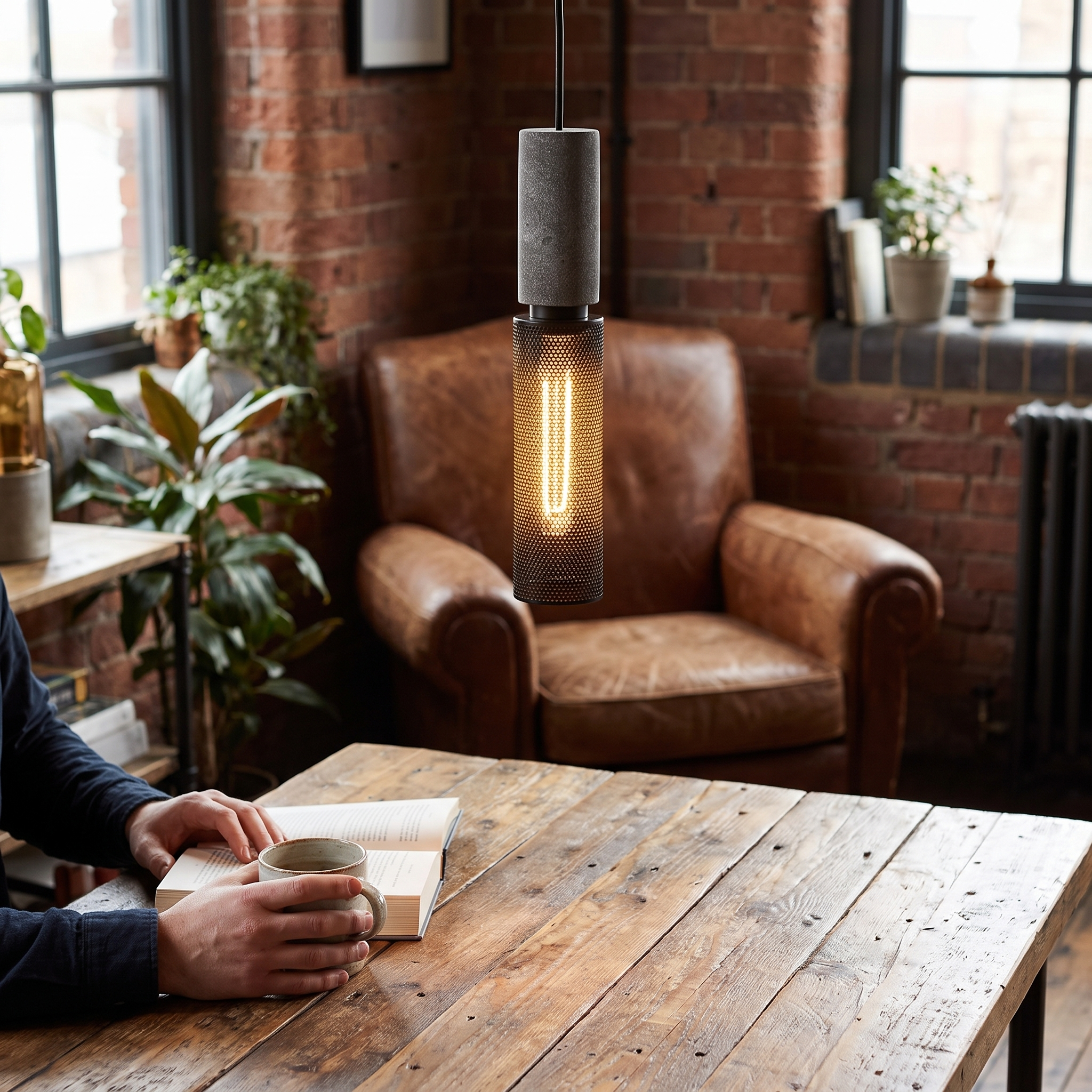 Urban Concrete Pendant Light