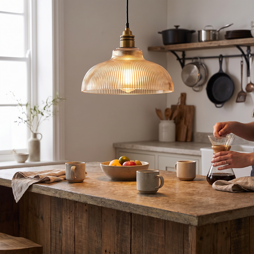 LumiVibe Glass Pendant Light
