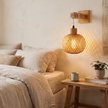 Rustic Wooden Wall Sconce