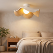 Scandinavian Wooden Lotus Ceiling Light