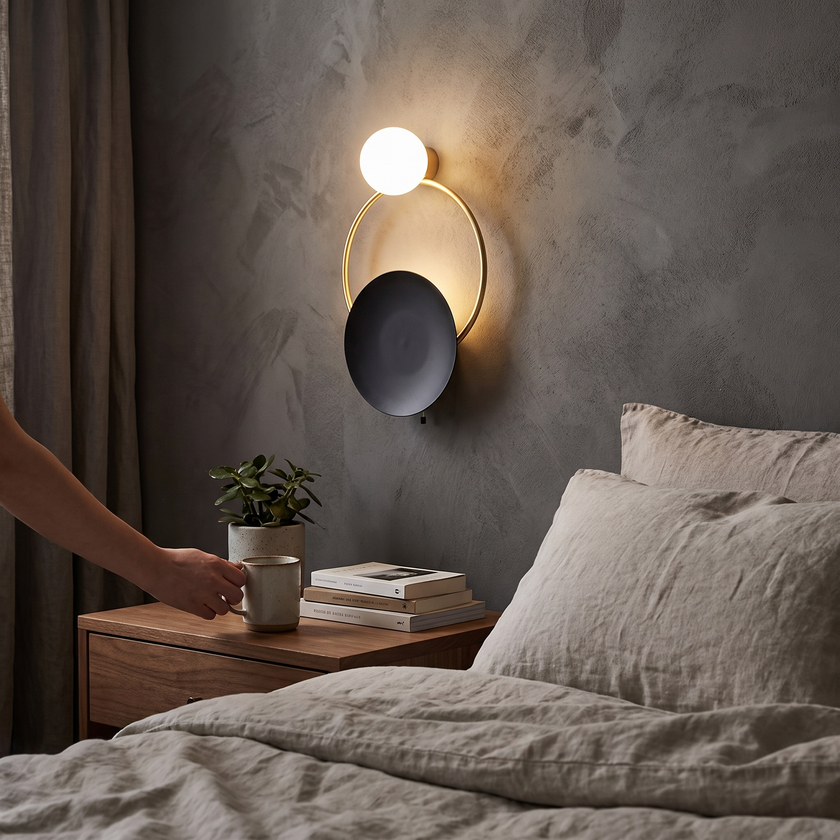 Designer Glass Wall Lamp