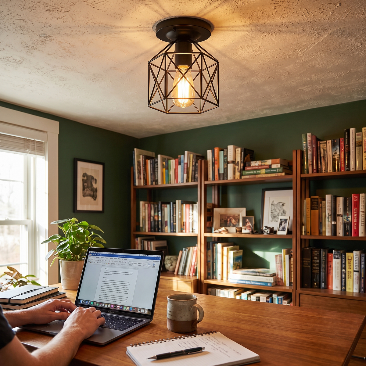 Modern Gold Ceiling Light