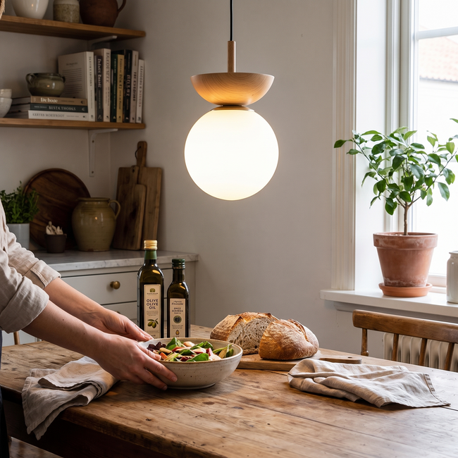 Modern Nordic Glass Ball Ceiling & Pendant Light