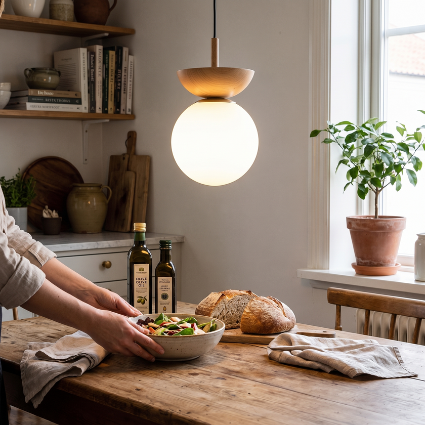Modern Nordic Glass Ball Ceiling & Pendant Light