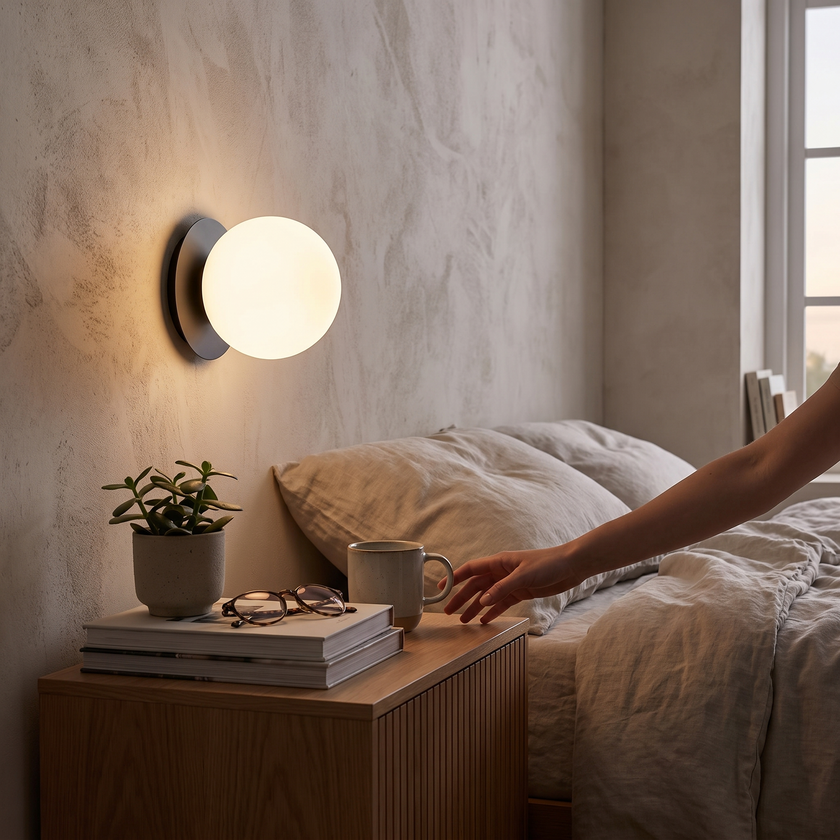 Nordic Globe Glass Wall Lamp