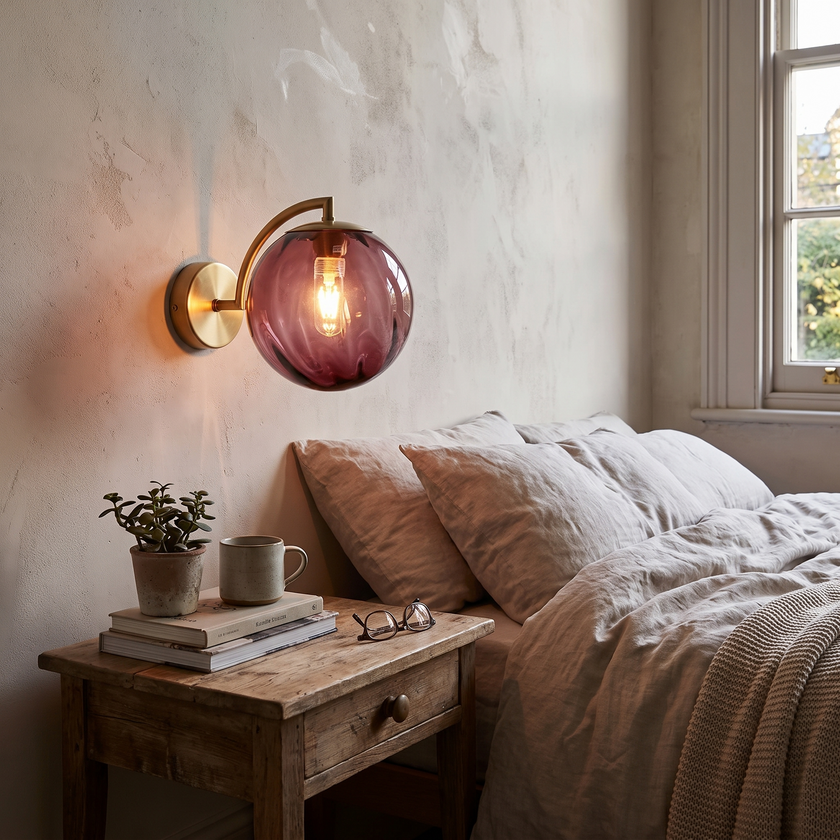 Modern Glass Ball Wall Lamp