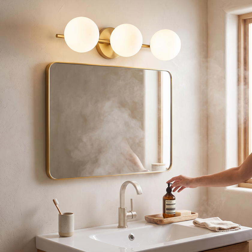 Modern Nordic Glass Ball Wall Light