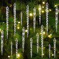 Icicle Ornament Set: Elegant Sparkle for Your Holiday Tree