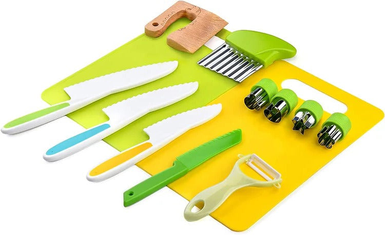 Children's Junior Cooking Tool Set: Safe First Kitchen Skills