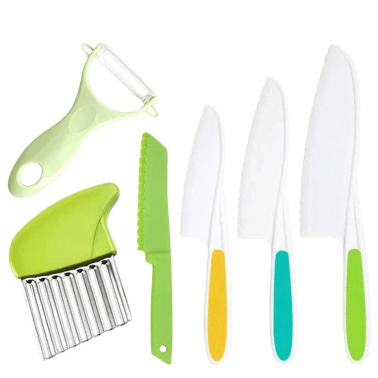 Children's Junior Cooking Tool Set: Safe First Kitchen Skills
