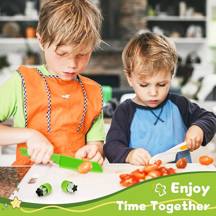 Children's Junior Cooking Tool Set: Safe First Kitchen Skills